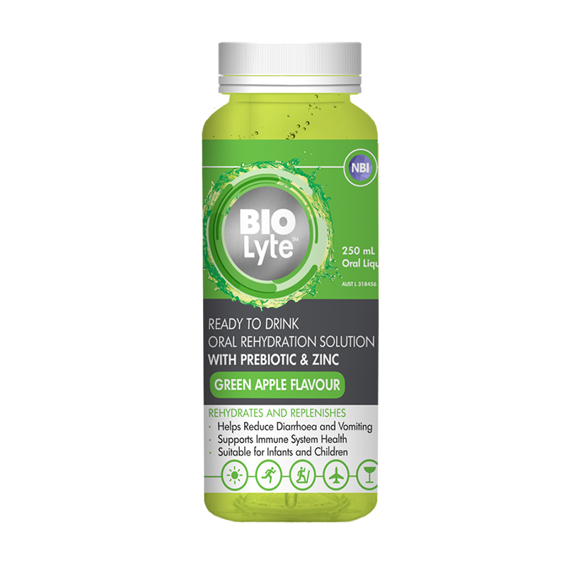 BIOLYTE READY TO DRINK 250ML - GREEN APPLE